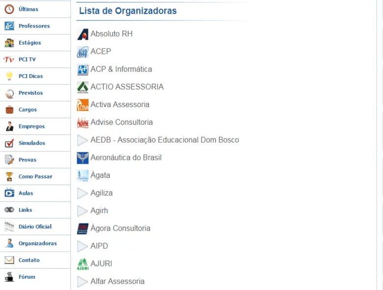 Pci concurso 2018