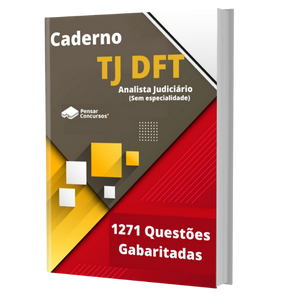 Concurso TJDFT - Caderno de Questões Analista