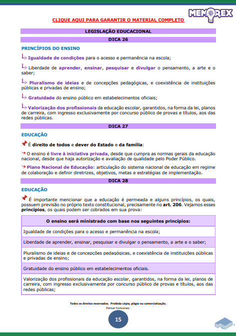 legislação educacional