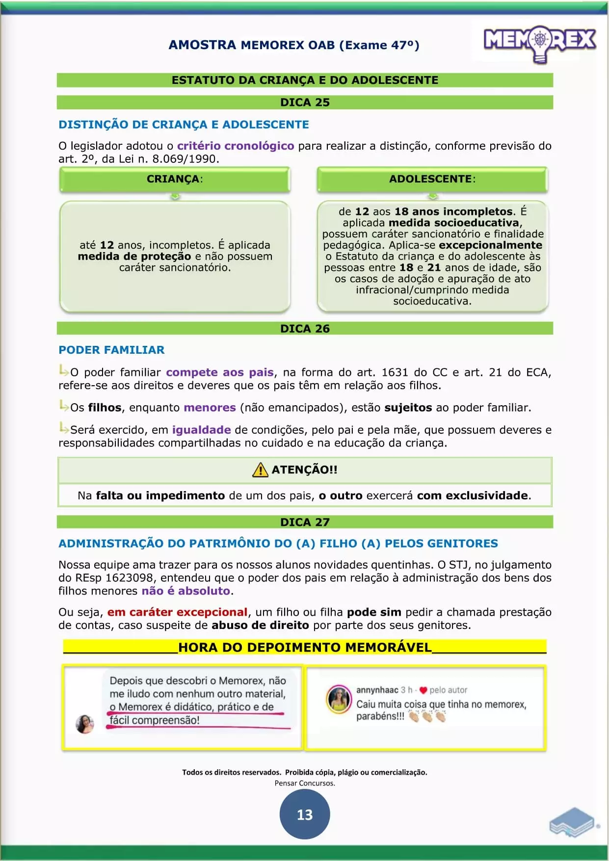 Amostra Memorex OAB 47° - Página 10