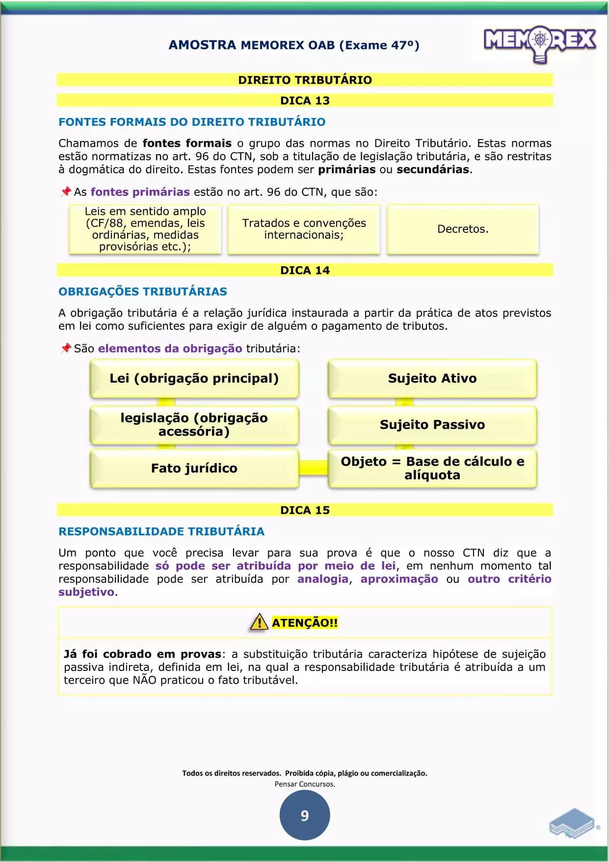 Amostra Memorex OAB 47° - Página 6