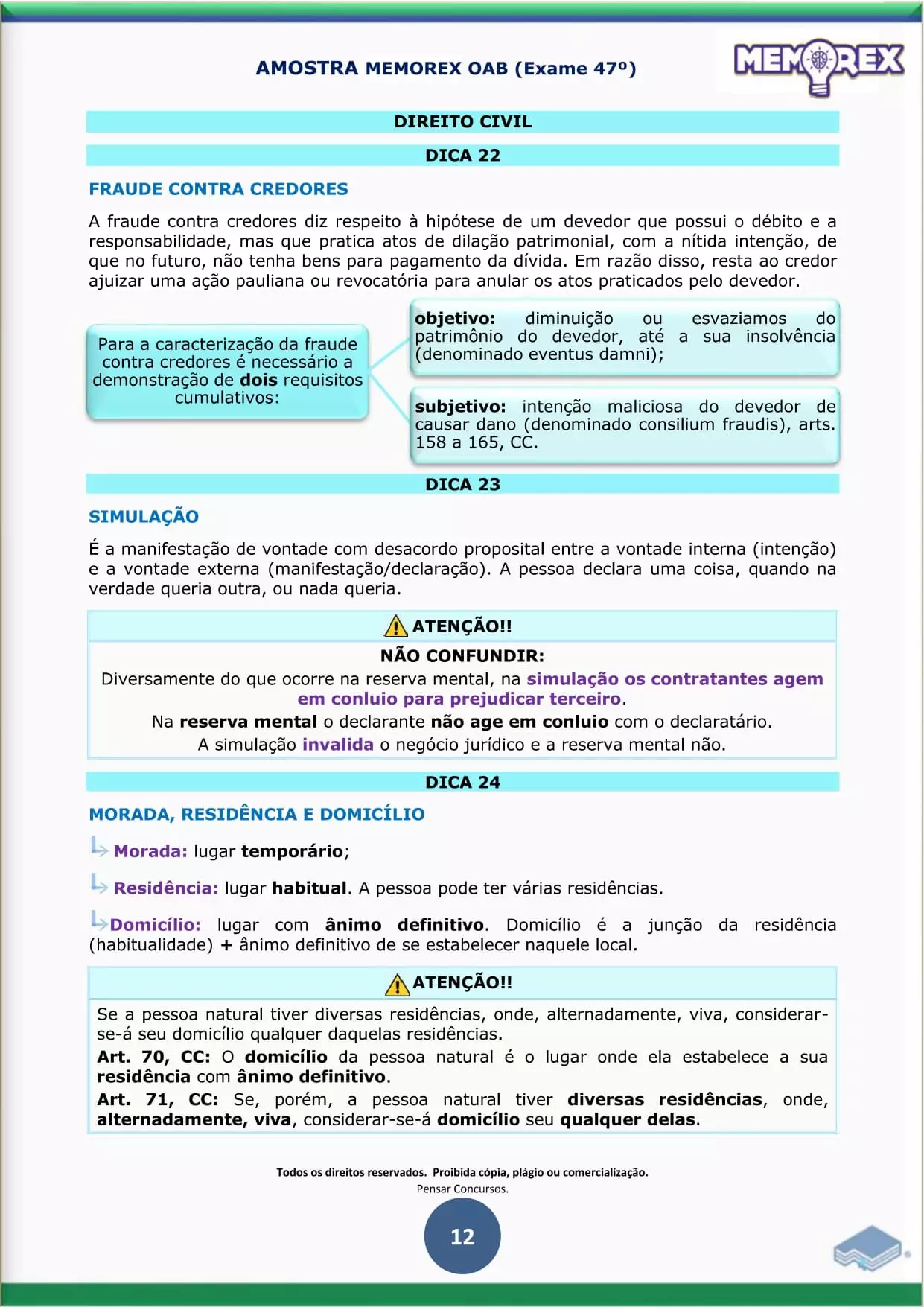 Amostra Memorex OAB 47° - Página 9
