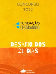 CAPA DESAFIO PORTUGUÊS 21 DIAS CESGRANRIO